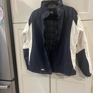Helly Hansen Navy and White Ski Jacket